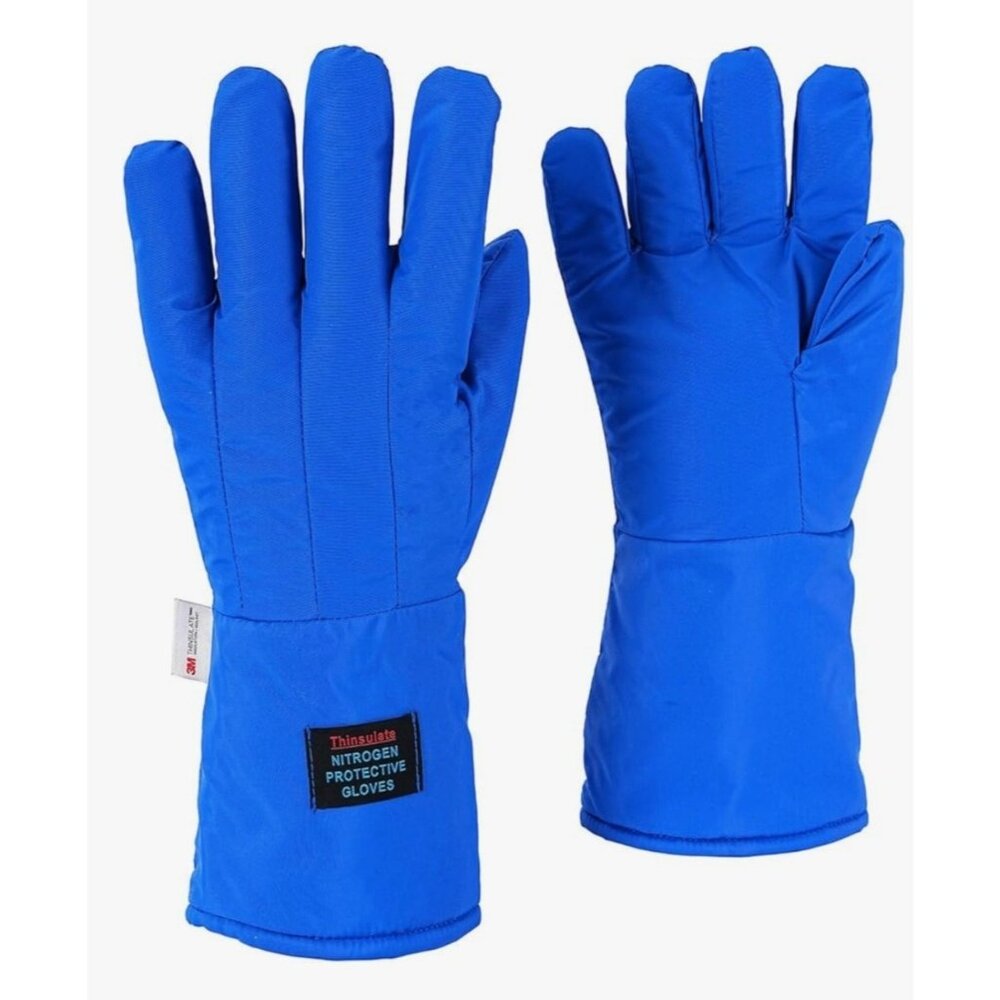 Sindayo 3M Thinsulate Cryogenic Gloves Liquid Nitrogen Protective Gloves Blue